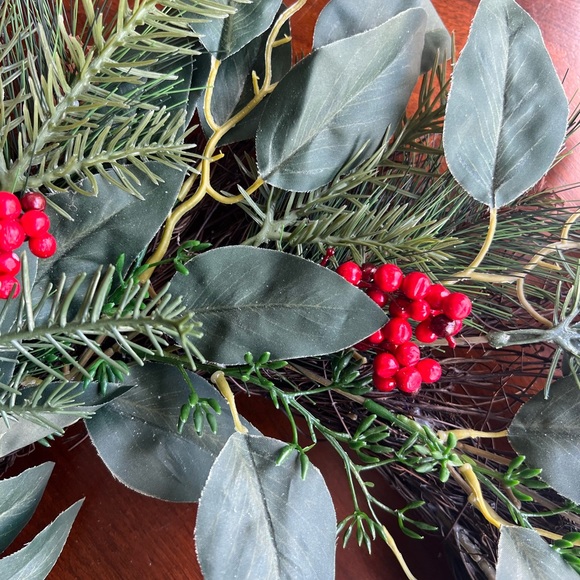 CHRISTMAS WREATH Holiday Wreath Cherry Blossom - Picture 4 of 6